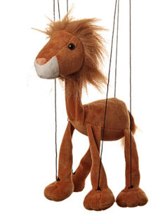WB359 - Lion plush marionette by Sunny