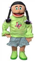 SP1861C - Girl (Jasmine) Professional Puppet (Hispanic)