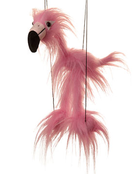 WB312 - Baby Pink Flamingo Marionette by Sunny