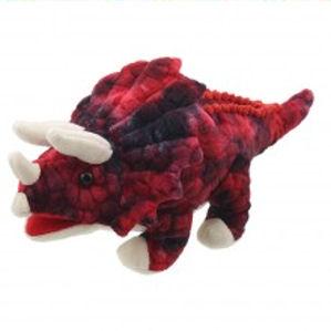 PC002907 - Baby Triceratops Puppet (Red)