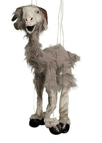 WB991B - Large Grey Goat Marionette