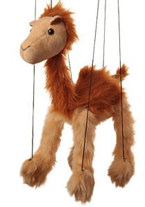 WB331 - Baby Camel Plush Marionette