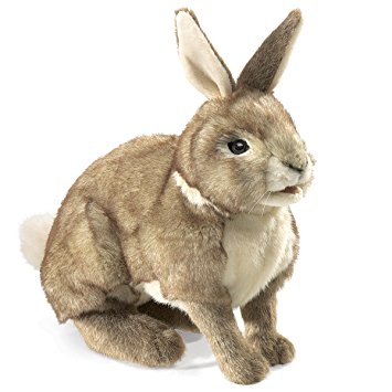 2891 - Folkmanis Cottontail Rabbit Puppet