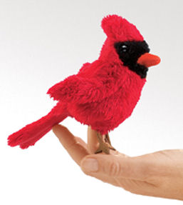 2743 - Folkmanis Cardinal Finger Puppet