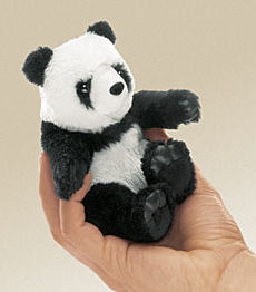 2694 - Mini Panda Puppet (Low Stock)