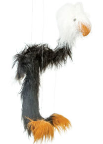 WB923 - Large Bald Eagle Marionette