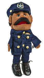 GL1308B - Ethnic Policeman Puppet