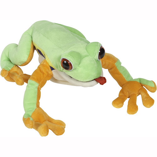 NP8204 - Black Light Tree Frog Puppet