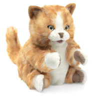 2845 - Folkmanis Orange Tabby Kitten Puppet  