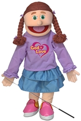 SP2801R - Amy / God is Love Full-body Silly Puppet