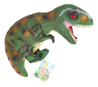 DTREX18 - Sunny T-Rex Dinosaur Head Puppet
