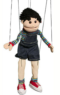 WB1562 - Hispanic Boy Marionette