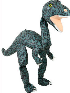 WB967C - 38 Large Dark Green T-Rex Dinosaur Marionette Puppet