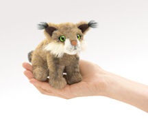 2740 - Folkmanis Mini Bobcat Finger Puppet
