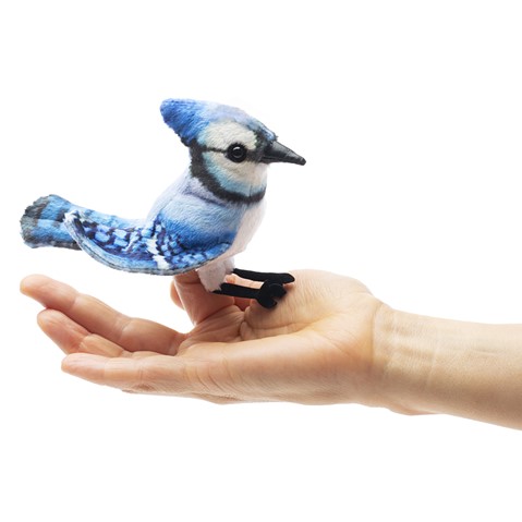 2785 - Folkmanis Mini Blue Jay Finger Puppet #2785