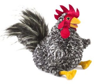 3189 - Folkmanis Barred Rock Rooster Puppet